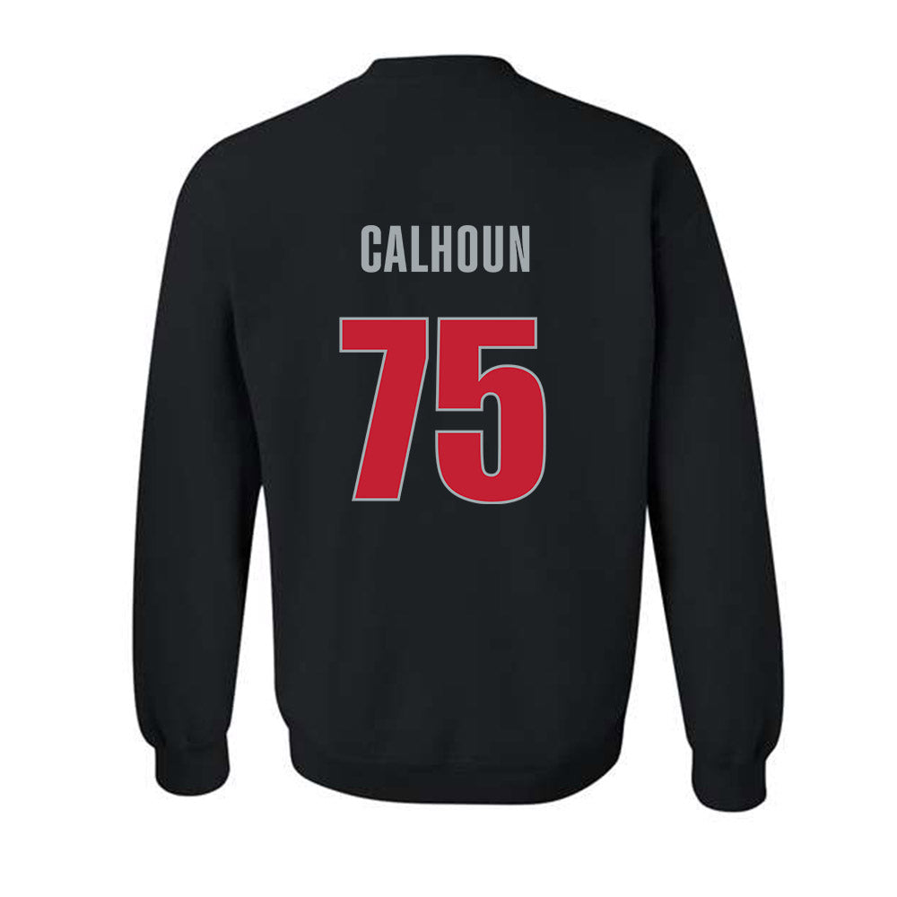 Georgia - NCAA Football : Daniel Calhoun - Classic Shersey Crewneck Sweatshirt-1