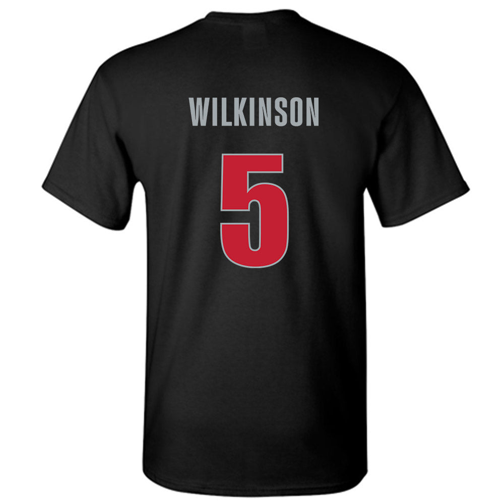 Georgia - NCAA Men's Basketball : Jeremiah Wilkinson - Classic Shersey T-Shirt-1