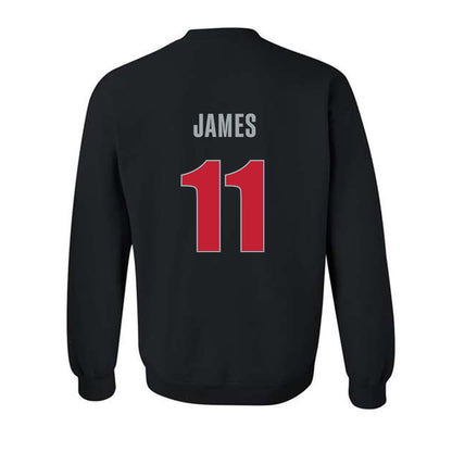 Georgia - NCAA Men's Basketball : dylan james - Classic Shersey Crewneck Sweatshirt-1