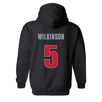 Georgia - NCAA Men's Basketball : Jeremiah Wilkinson - Classic Shersey Hooded Sweatshirt-1