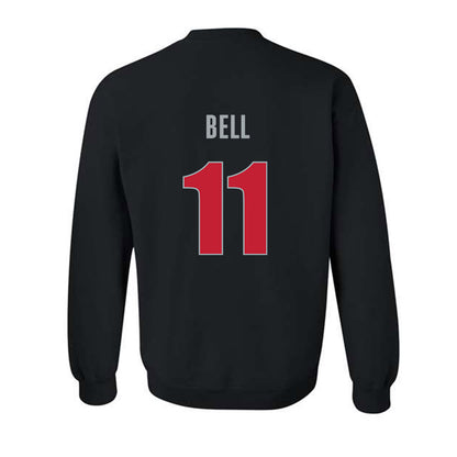 Georgia - NCAA Football : Jeremy Bell - Classic Shersey Crewneck Sweatshirt-1