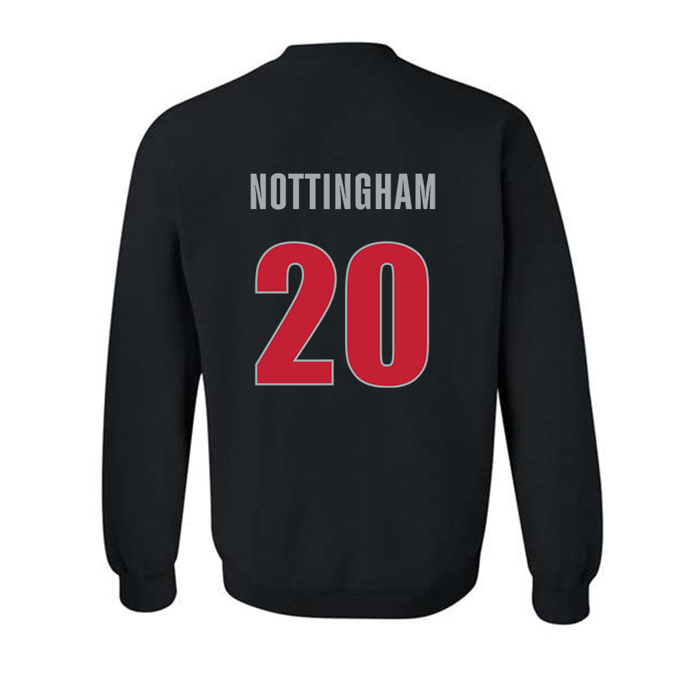 Georgia - NCAA Baseball : Joe Nottingham - Classic Shersey Crewneck Sweatshirt-1