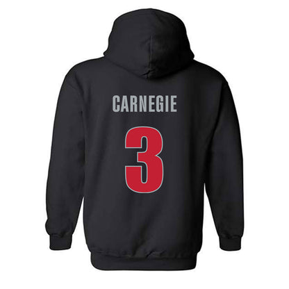 Georgia - NCAA Women's Basketball : Danielle Carnegie - Classic Shersey Hooded Sweatshirt-1