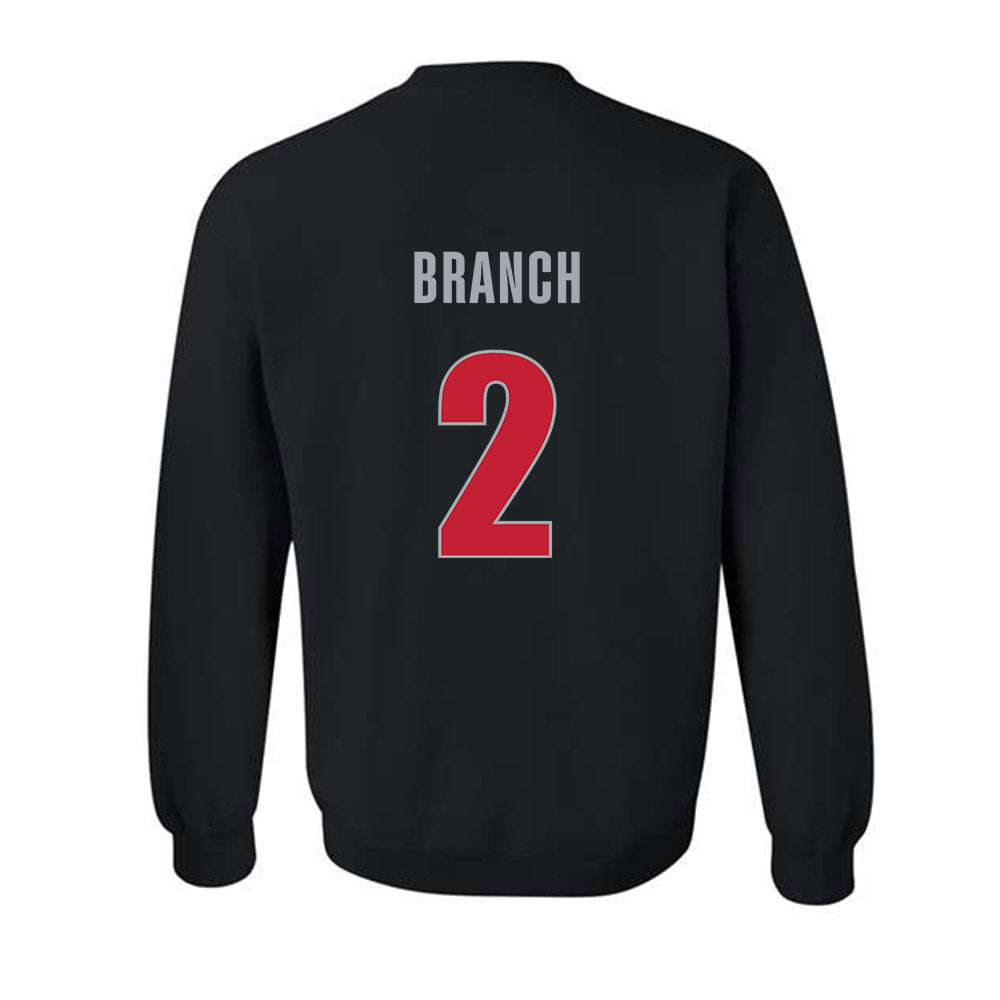 Georgia - NCAA Football : Zion Branch - Classic Shersey Crewneck Sweatshirt-1