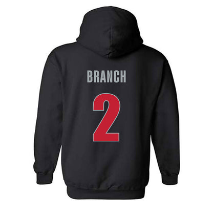 Georgia - NCAA Football : Zion Branch - Classic Shersey Hooded Sweatshirt-1