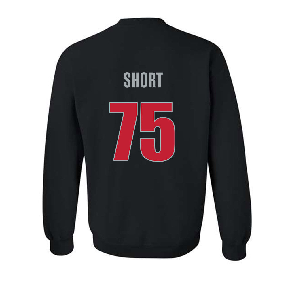 Georgia - NCAA Football : Mason Short - Classic Shersey Crewneck Sweatshirt-1