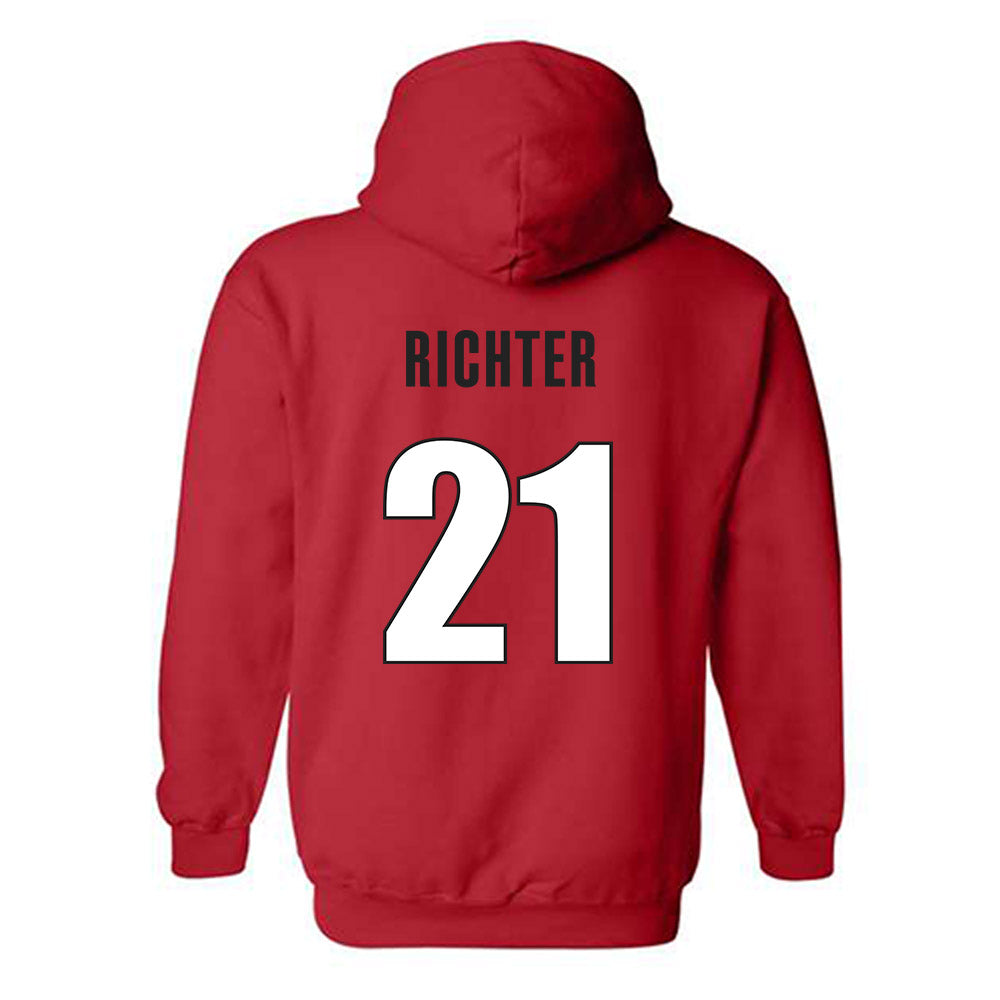 Georgia - NCAA Women's Volleyball : Alexandra Richter - Classic Shersey Hooded Sweatshirt-1