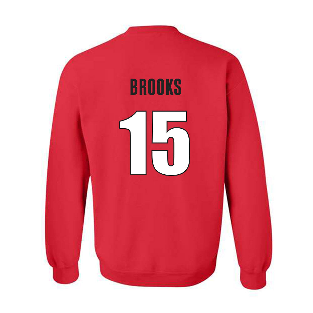 Georgia - NCAA Football : Khamari Brooks - Classic Shersey Crewneck Sweatshirt-1