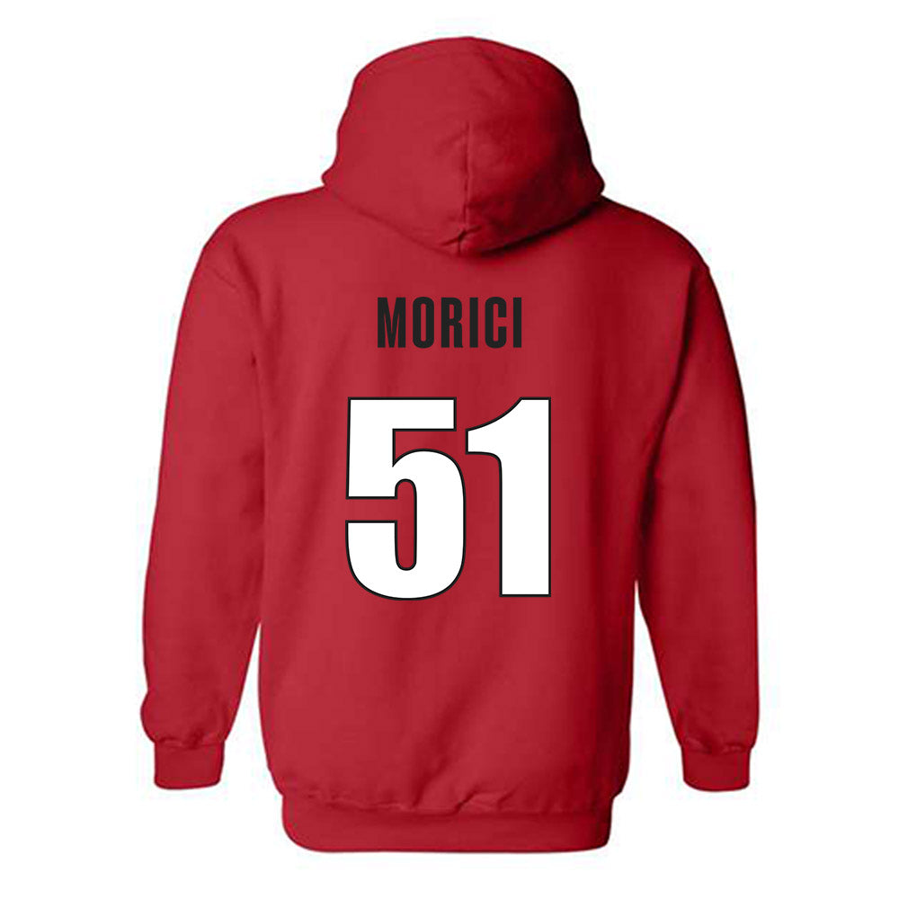 Georgia - NCAA Baseball : Lucas Morici - Classic Shersey Hooded Sweatshirt-1
