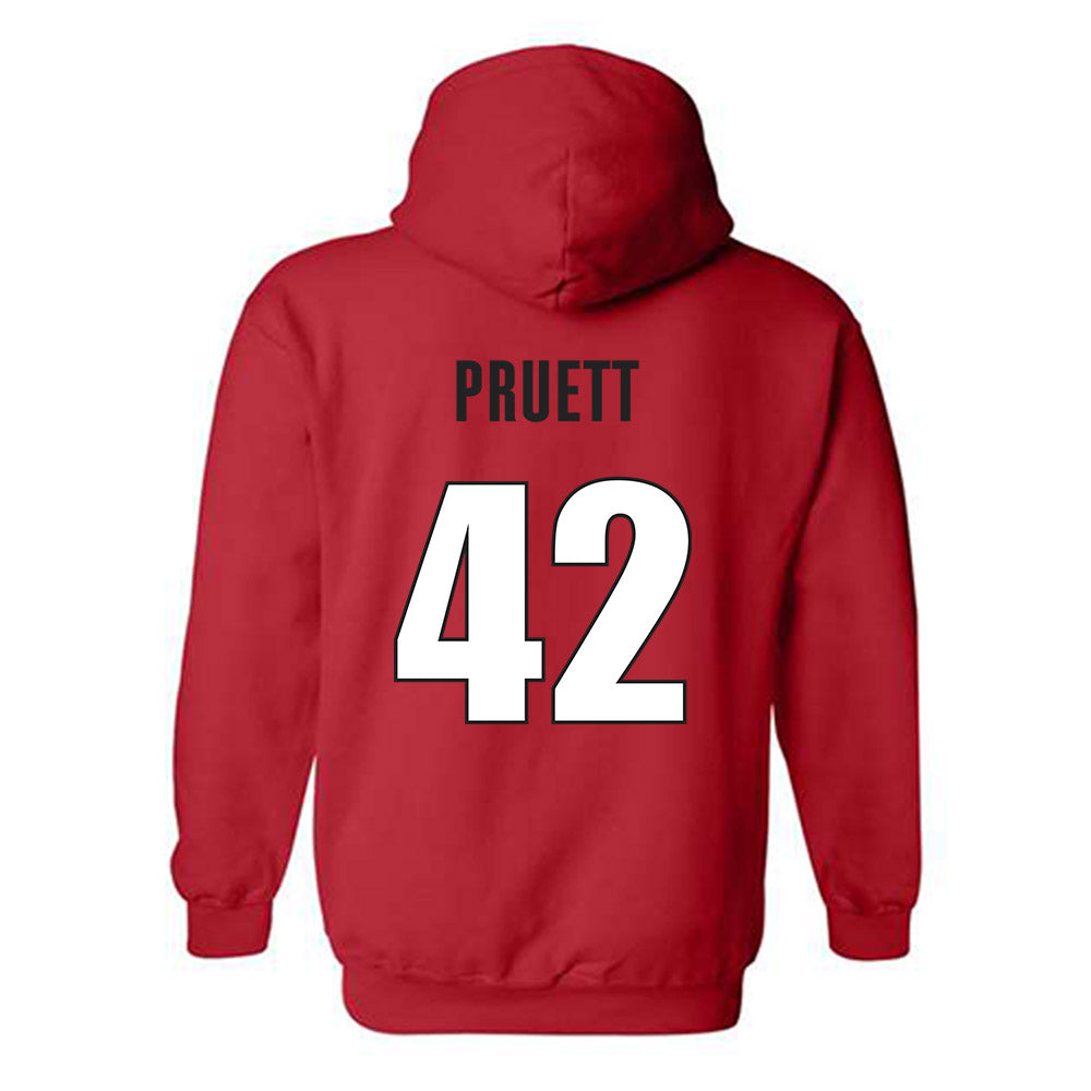 Georgia - NCAA Baseball : Brad Pruett - Classic Shersey Hooded Sweatshirt-1