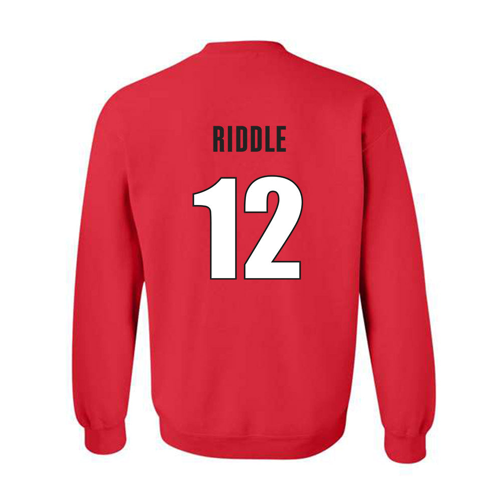 Georgia - NCAA Football : Ja Marley Riddle - Classic Shersey Crewneck Sweatshirt-1