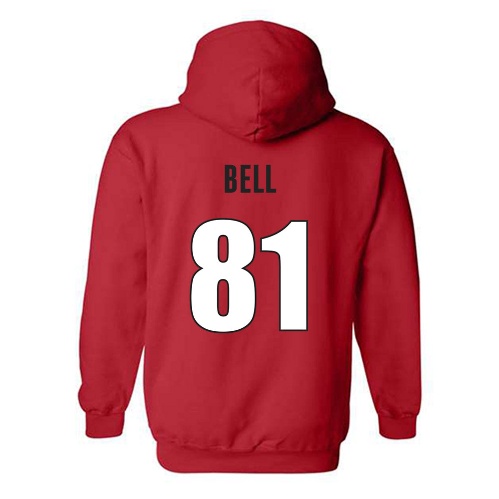 Georgia - NCAA Football : Jeremy Bell - Classic Shersey Hooded Sweatshirt-1