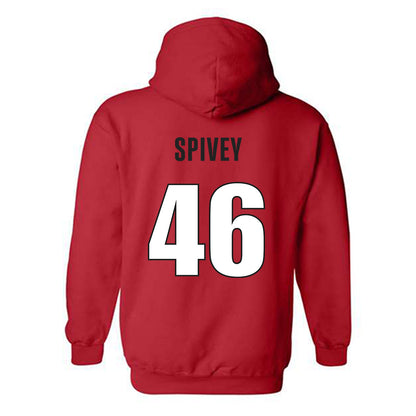 Georgia - NCAA Baseball : Logan Spivey - Classic Shersey Hooded Sweatshirt-1