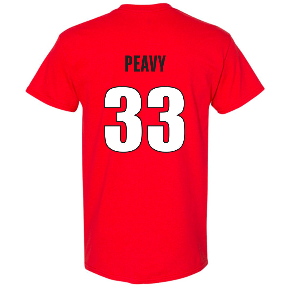 Georgia - NCAA Baseball : Jackson Peavy - Classic Shersey T-Shirt-1