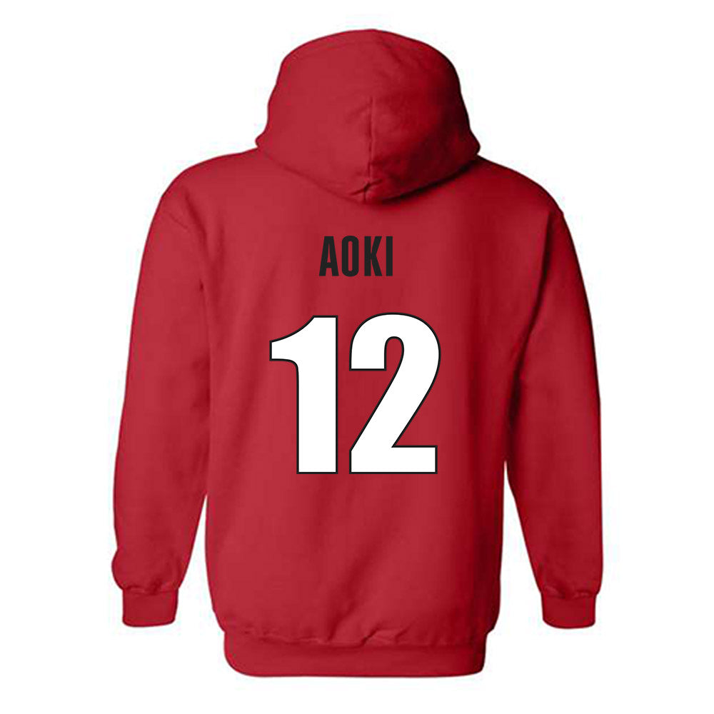 Georgia - NCAA Baseball : Caden Aoki - Classic Shersey Hooded Sweatshirt-1