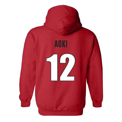 Georgia - NCAA Baseball : Caden Aoki - Classic Shersey Hooded Sweatshirt-1