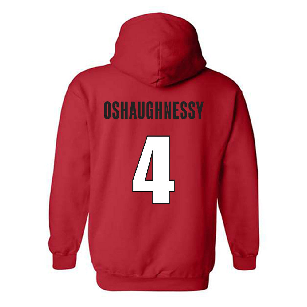 Georgia - NCAA Baseball : Michael Oshaughnessy - Classic Shersey Hooded Sweatshirt-1