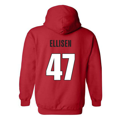 Georgia - NCAA Baseball : Thomas Ellisen - Classic Shersey Hooded Sweatshirt-1