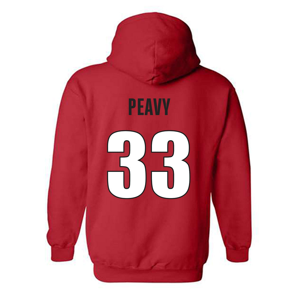 Georgia - NCAA Baseball : Jackson Peavy - Classic Shersey Hooded Sweatshirt-1
