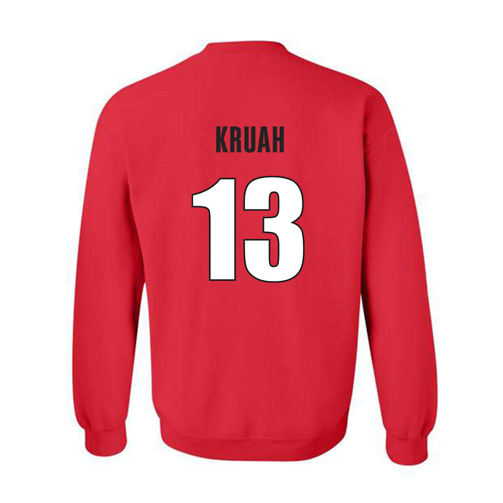 Georgia - NCAA Football : AJ Kruah - Classic Shersey Crewneck Sweatshirt-1