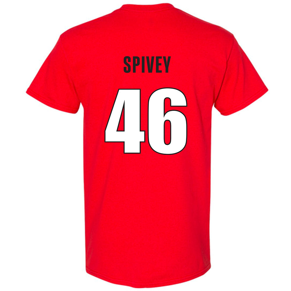 Georgia - NCAA Baseball : Logan Spivey - Classic Shersey T-Shirt-1