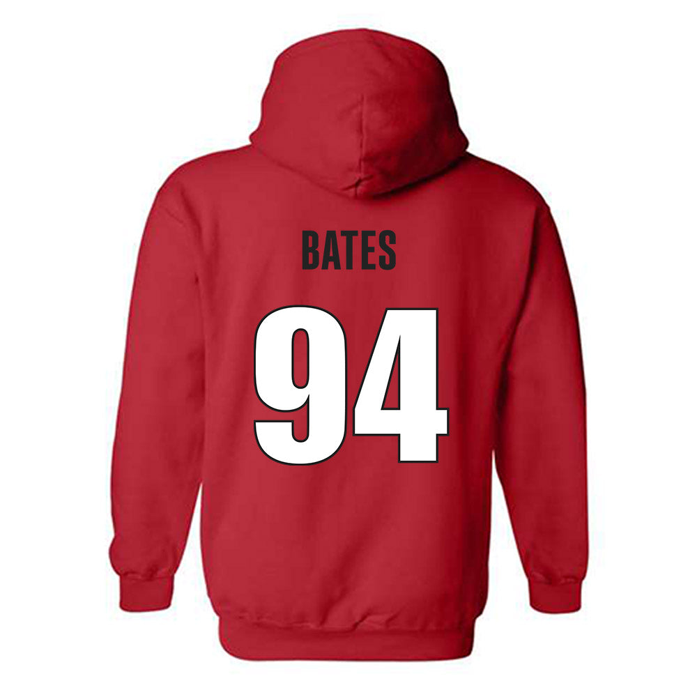 Georgia - NCAA Football : Henry Bates - Classic Shersey Hooded Sweatshirt-1