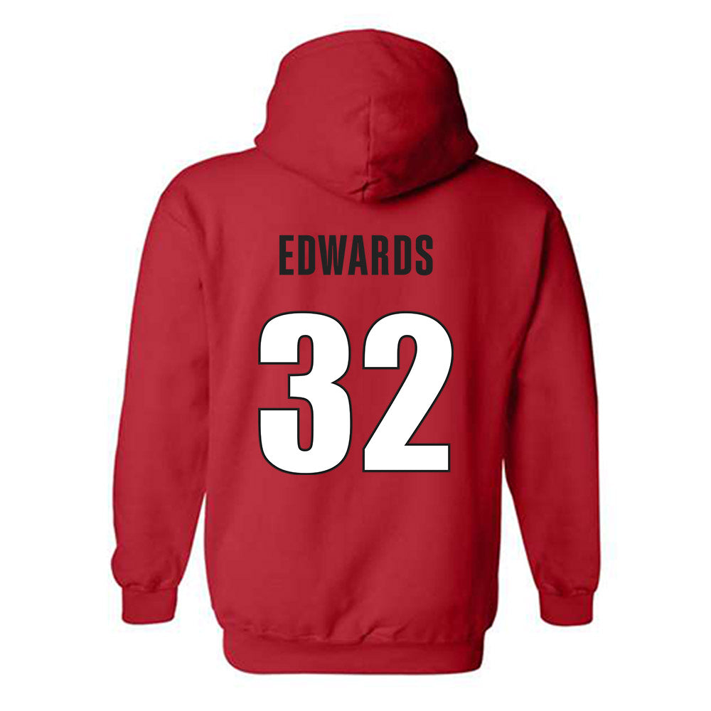Georgia - NCAA Baseball : Grant Edwards - Classic Shersey Hooded Sweatshirt-1