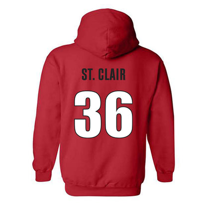 Georgia - NCAA Football : Jackson St. Clair - Classic Shersey Hooded Sweatshirt-1