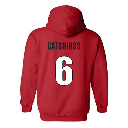 Georgia - NCAA Men's Basketball : Kanon Catchings - Classic Shersey Hooded Sweatshirt-1