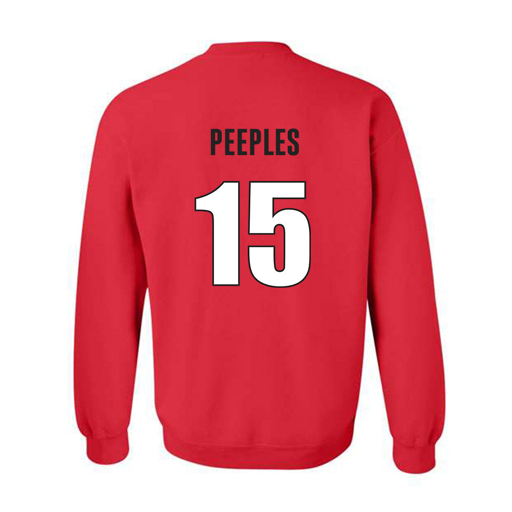 Georgia - NCAA Baseball : Ty Peeples - Classic Shersey Crewneck Sweatshirt-1