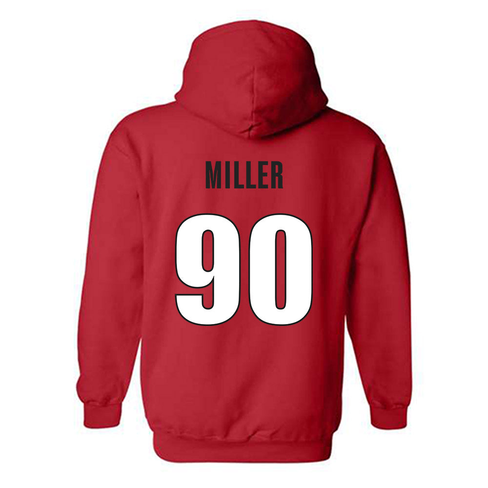 Georgia - NCAA Football : Drew Miller - Classic Shersey Hooded Sweatshirt-1