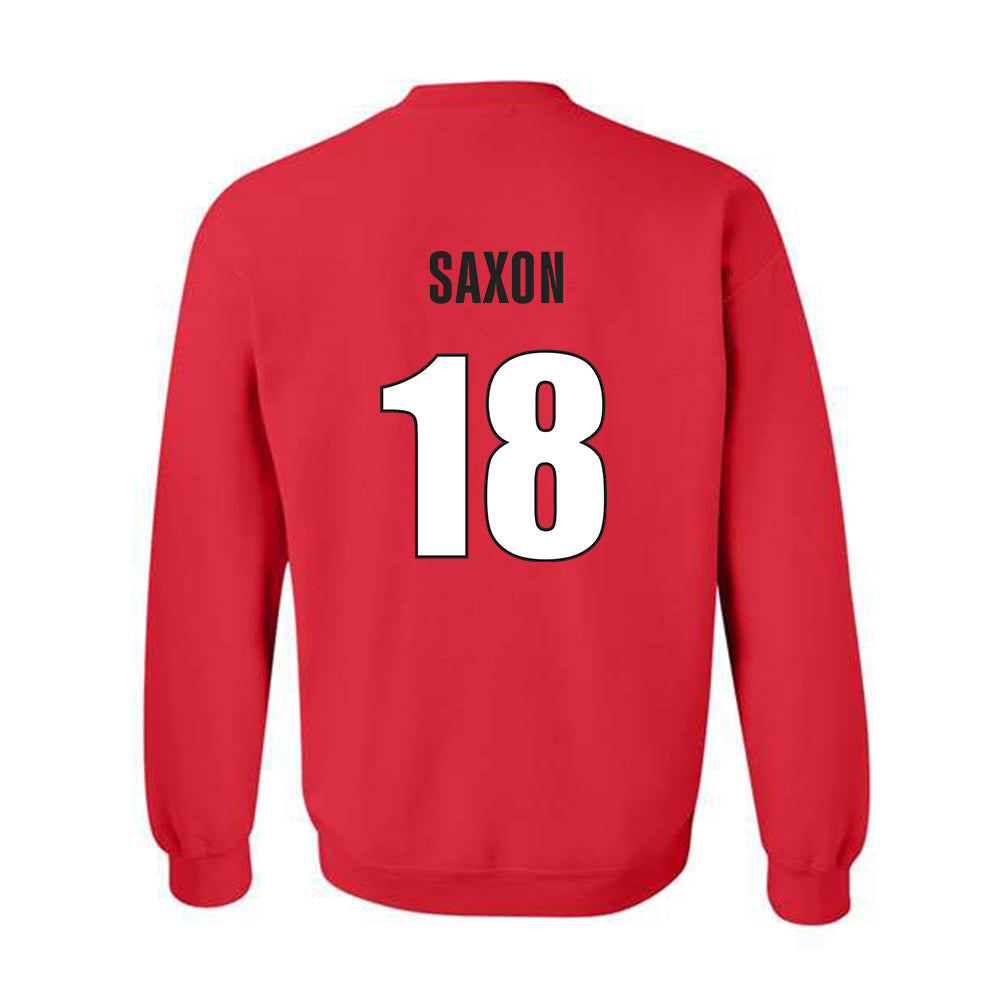 Georgia - NCAA Baseball : TL Saxon - Classic Shersey Crewneck Sweatshirt-1
