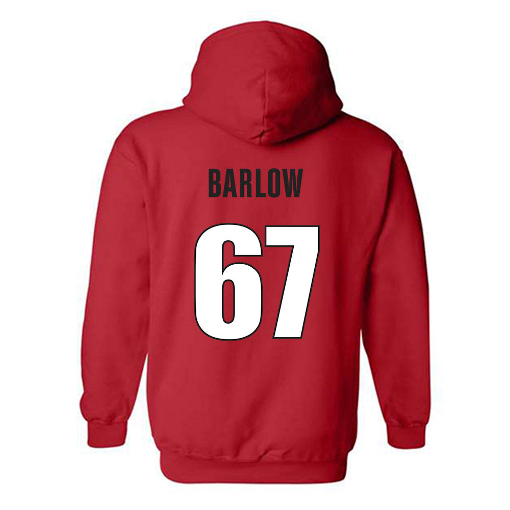 Georgia - NCAA Football : Clinton Barlow - Classic Shersey Hooded Sweatshirt-1