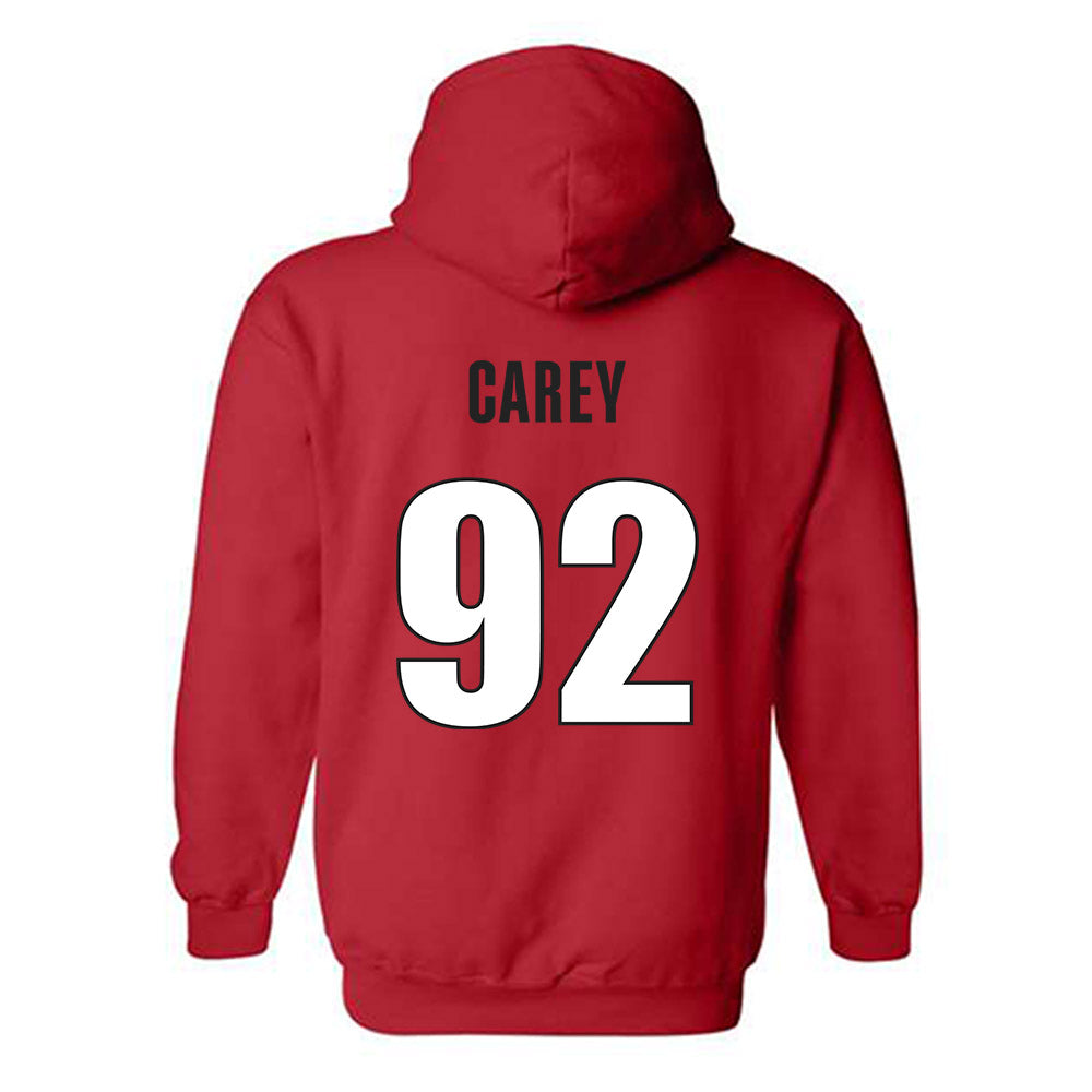 Georgia - NCAA Football : Preston Carey - Classic Shersey Hooded Sweatshirt-1