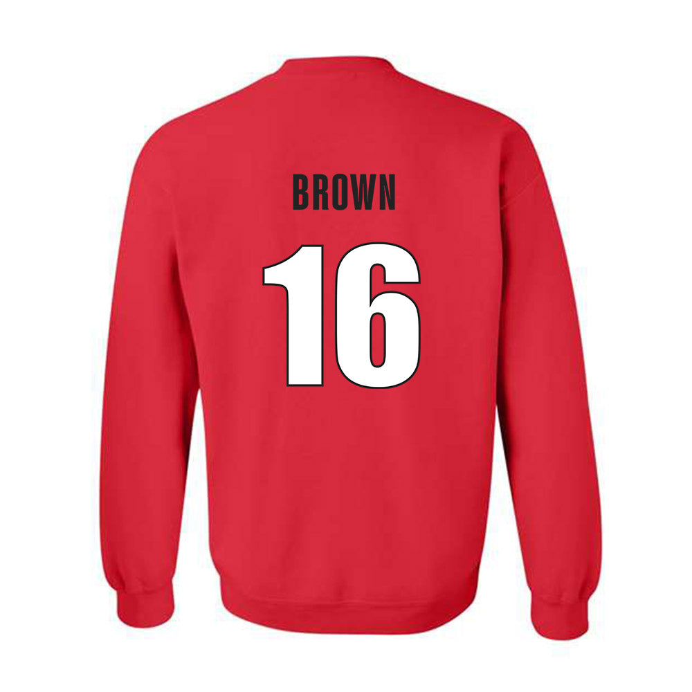 Georgia - NCAA Baseball : Zachary Brown - Classic Shersey Crewneck Sweatshirt-1