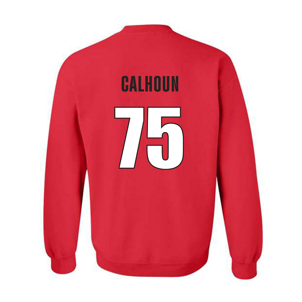 Georgia - NCAA Football : Daniel Calhoun - Classic Shersey Crewneck Sweatshirt-1