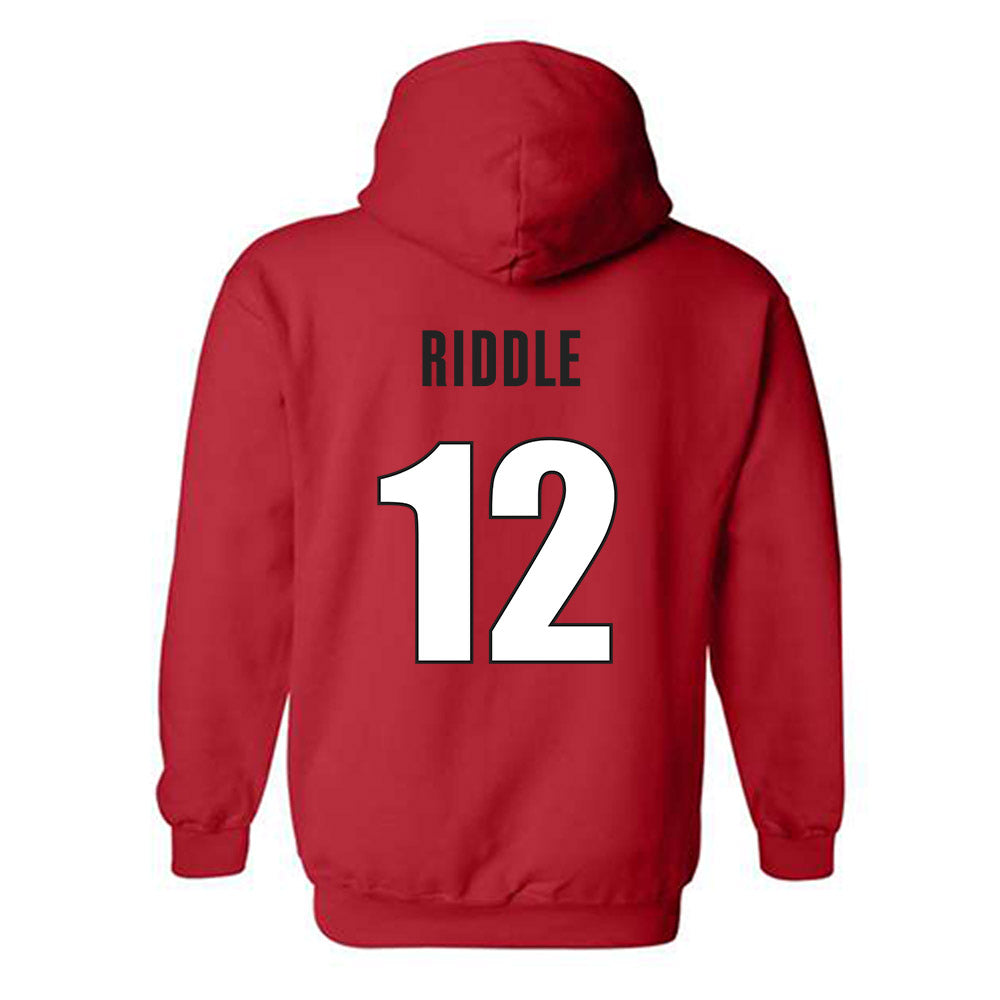 Georgia - NCAA Football : JaMarley Riddle - Classic Shersey Hooded Sweatshirt-1