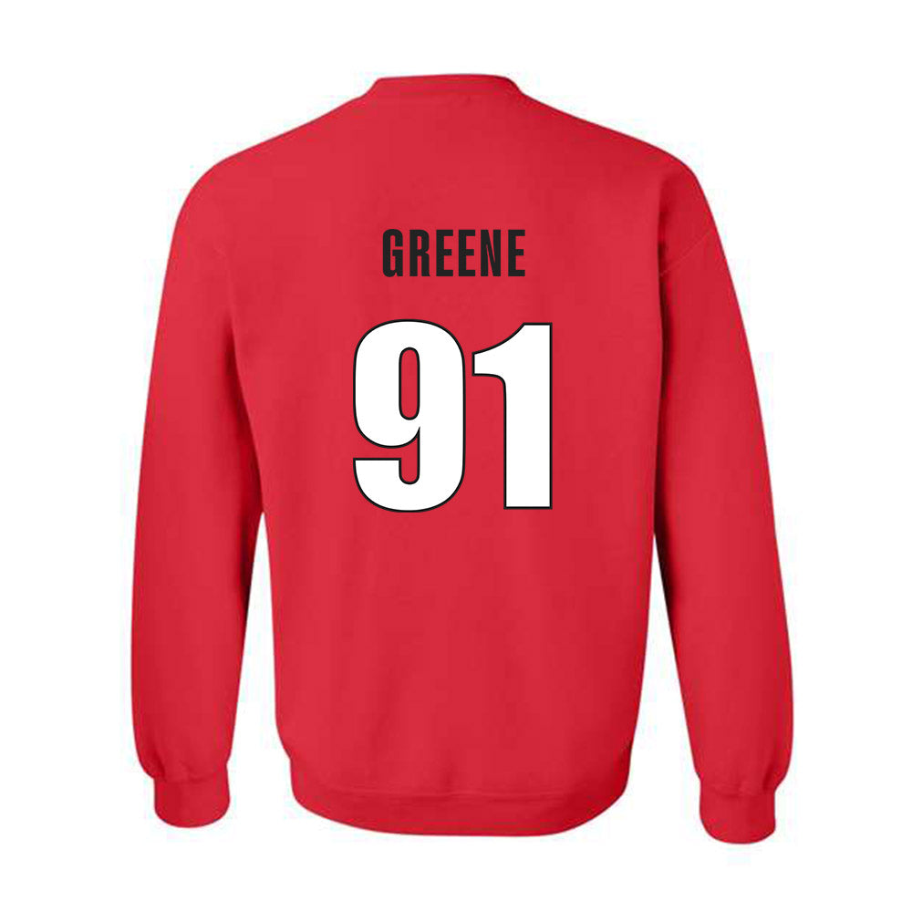 Georgia - NCAA Football : Justin Greene - Classic Shersey Crewneck Sweatshirt-1