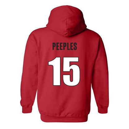 Georgia - NCAA Baseball : Ty Peeples - Classic Shersey Hooded Sweatshirt-1