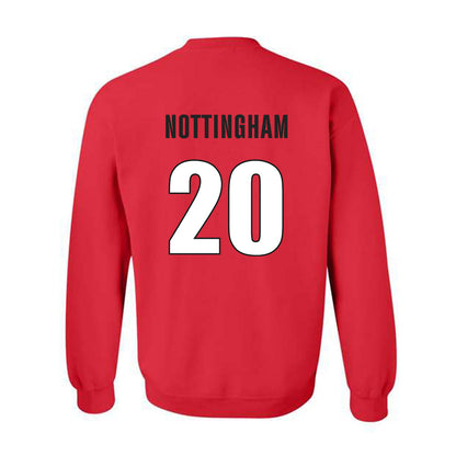 Georgia - NCAA Baseball : Joe Nottingham - Classic Shersey Crewneck Sweatshirt-1