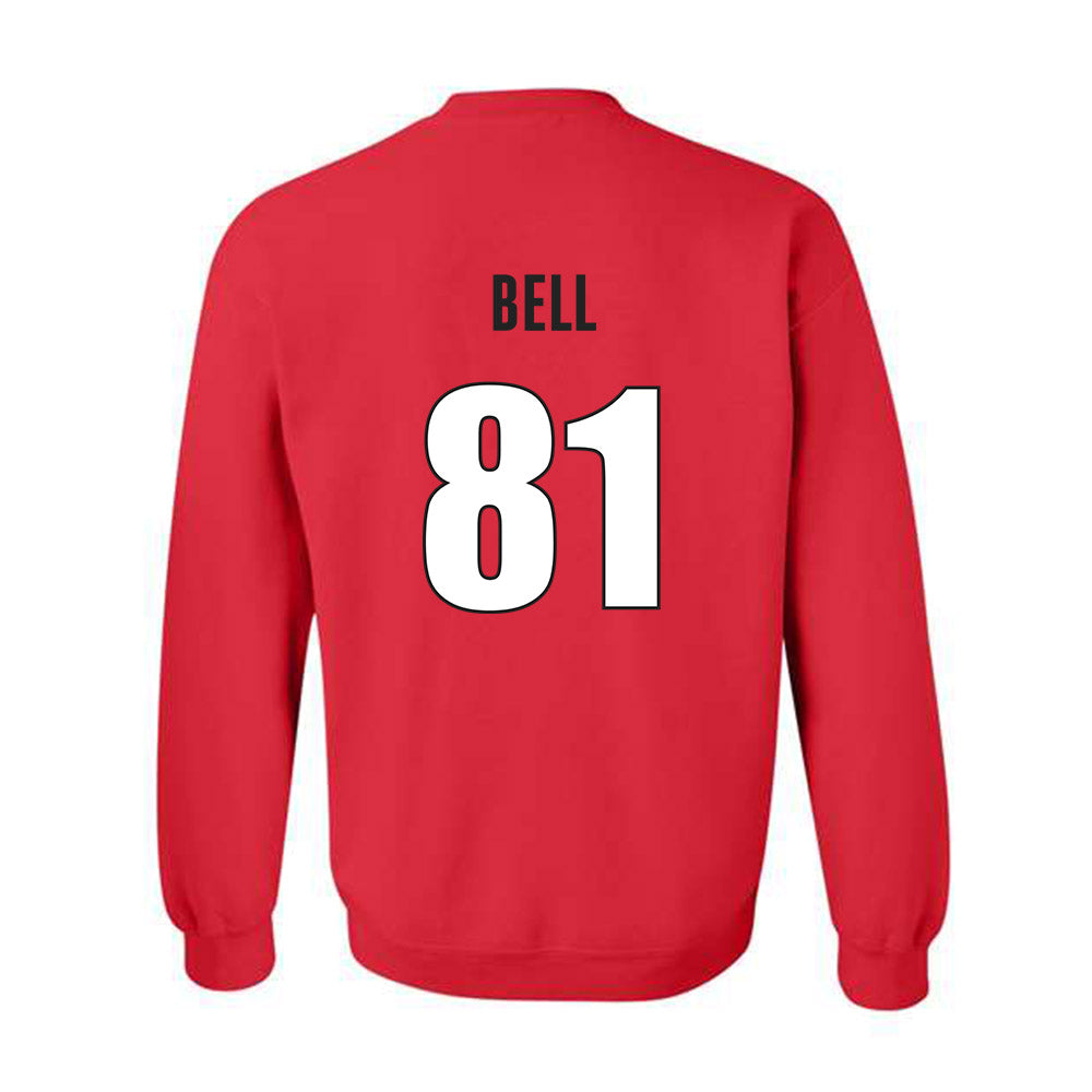 Georgia - NCAA Football : Jeremy Bell - Classic Shersey Crewneck Sweatshirt-1