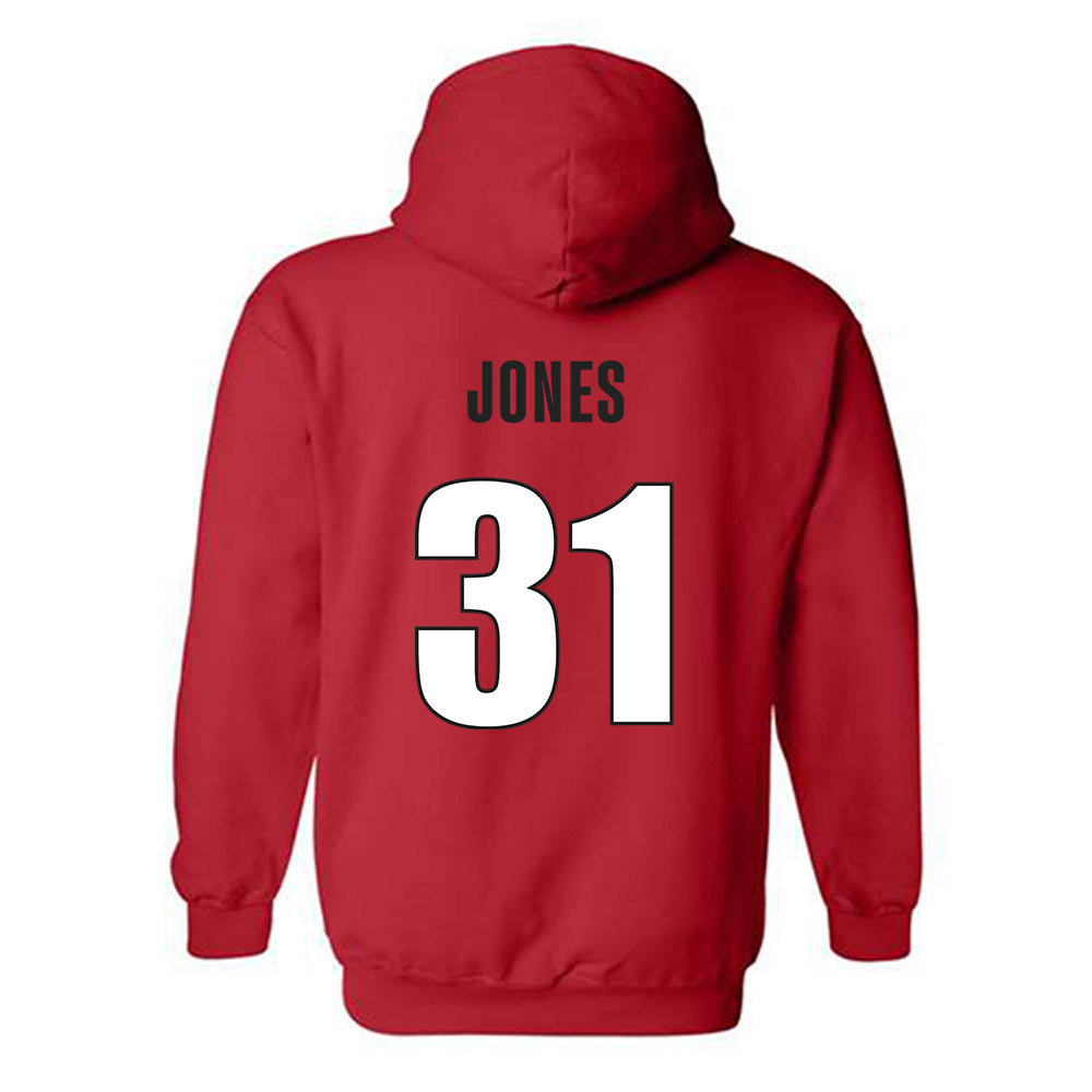 Georgia - NCAA Football : Kyron Jones - Classic Shersey Hooded Sweatshirt-1