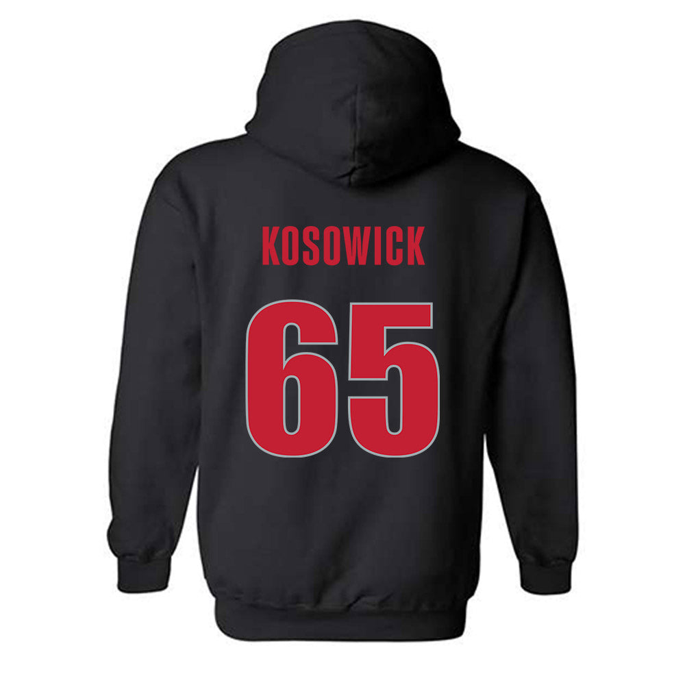 Georgia - NCAA Baseball : Mason Kosowick - Classic Shersey Hooded Sweatshirt-1