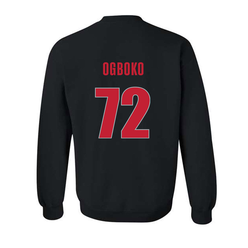 Georgia - NCAA Football : Ekene Ogboko - Classic Shersey Crewneck Sweatshirt-1