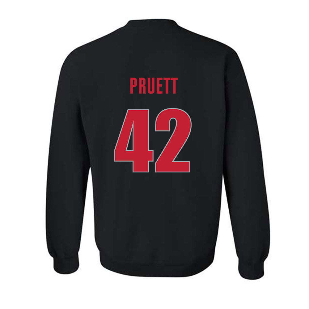 Georgia - NCAA Baseball : Brad Pruett - Classic Shersey Crewneck Sweatshirt-1