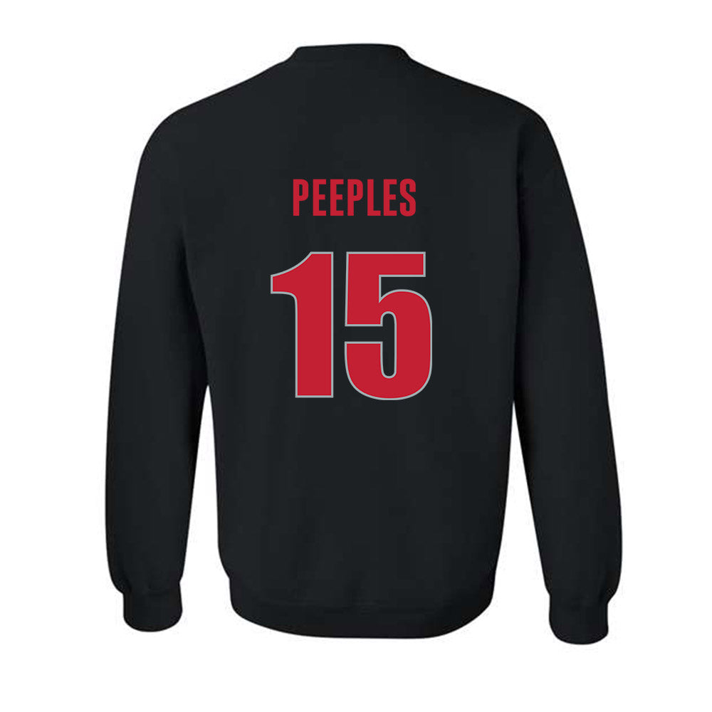 Georgia - NCAA Baseball : Ty Peeples - Classic Shersey Crewneck Sweatshirt-1