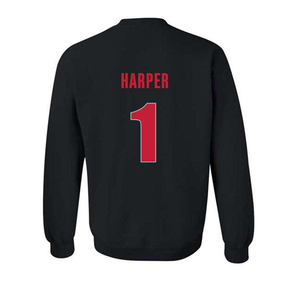 Georgia - NCAA Women's Volleyball : Tori Harper - Classic Shersey Crewneck Sweatshirt-1