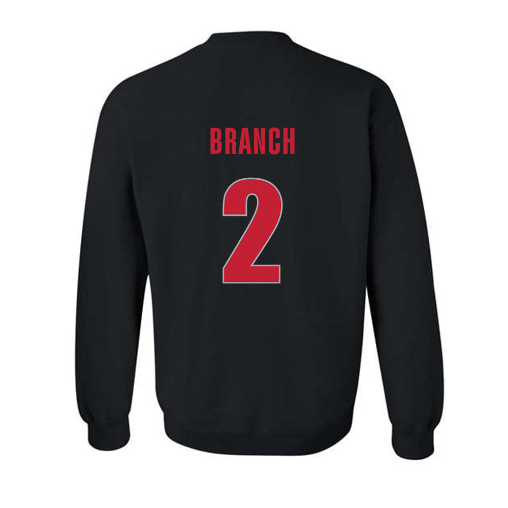 Georgia - NCAA Football : Zion Branch - Classic Shersey Crewneck Sweatshirt-1