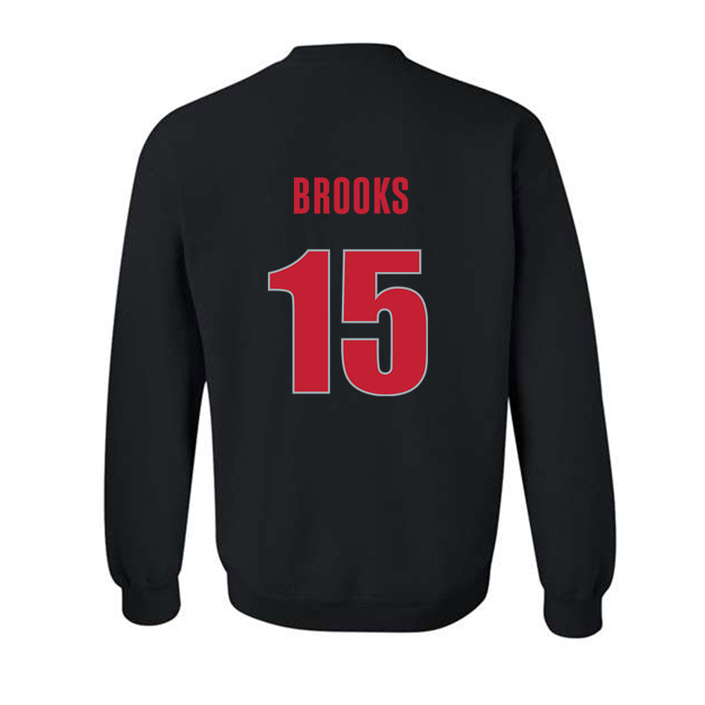 Georgia - NCAA Football : Khamari Brooks - Classic Shersey Crewneck Sweatshirt-1