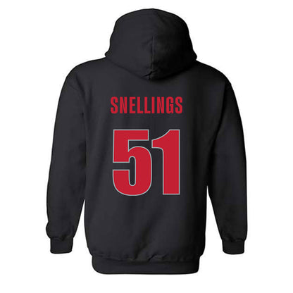 Georgia - NCAA Football : Will Snellings - Classic Shersey Hooded Sweatshirt-1